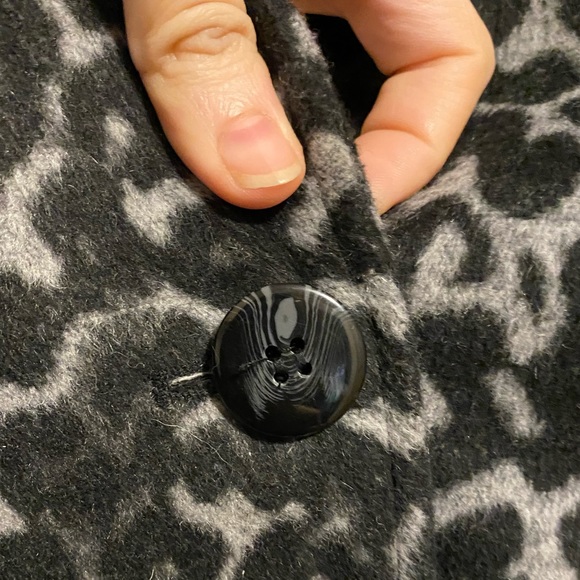 NWOT Vero Moda Leopard Print/ Animal Print Transitional wool type coat - Picture 6 of 6